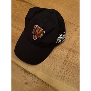 Chicago Bears Navy Blue Cap Dr Pepper Adjustable NFL Football Giveaway Hat
